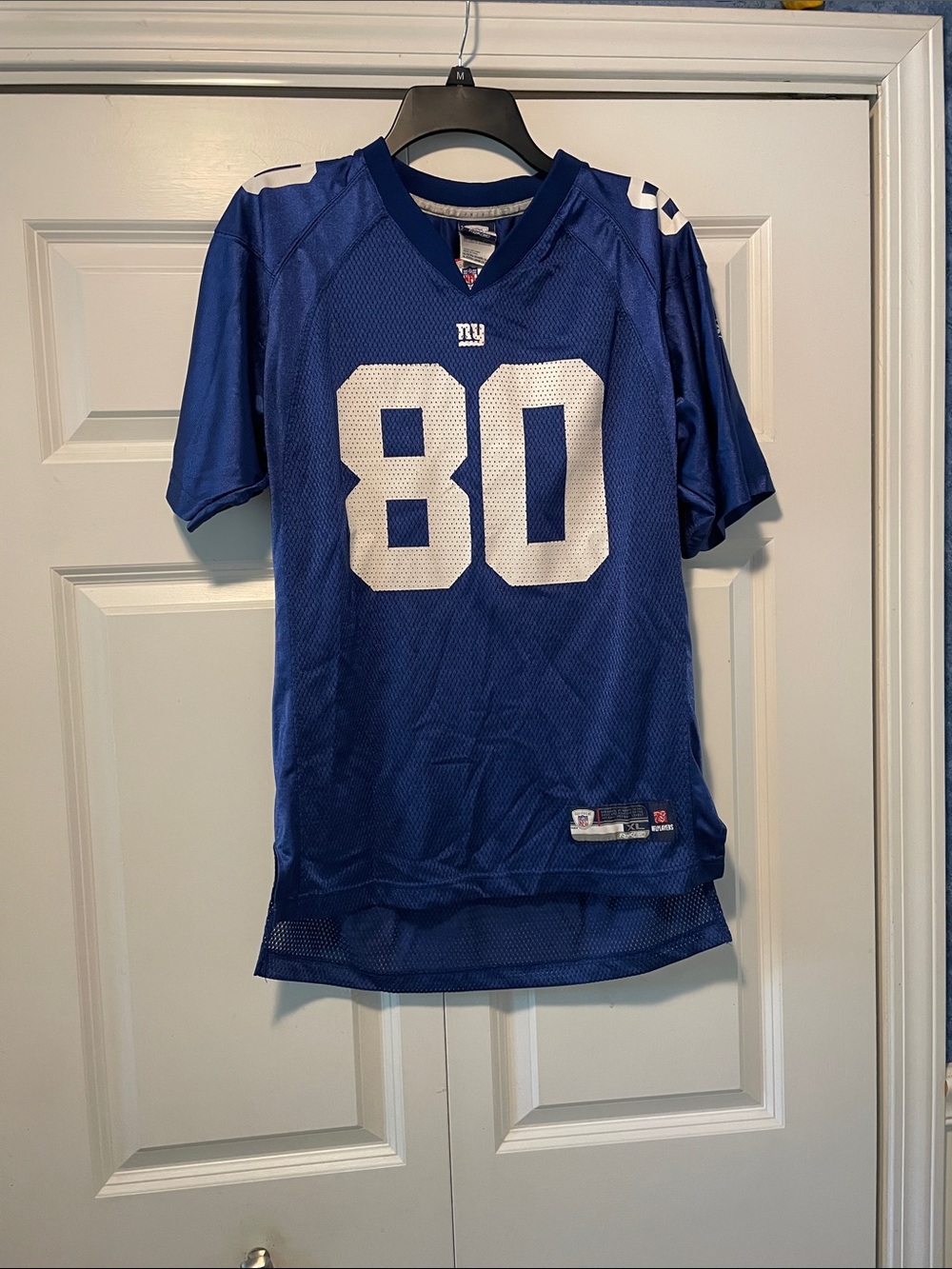 Reebok New York Giants Kids Football Jersey with White 80